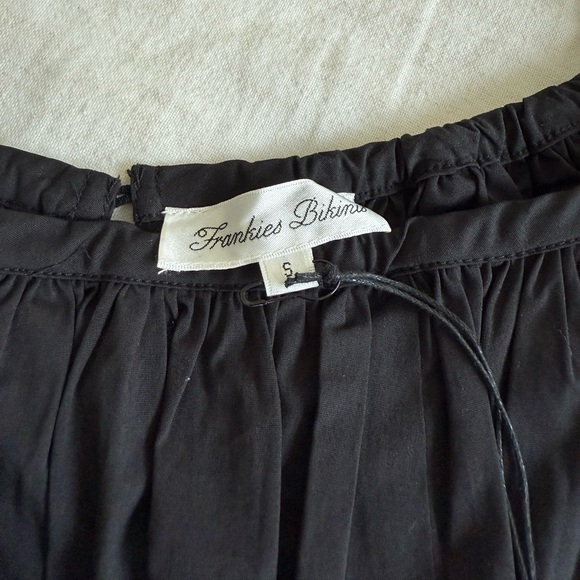 Frankie's Bikinis Black Off-Shoulder Mini Dress - Picture 5 of 6